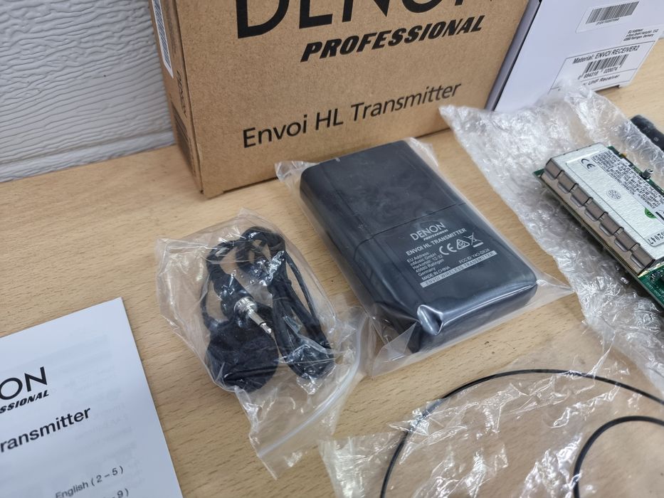 2x Denon Envoi set receiver mic hl transmitter zestaw bezprzewodowy