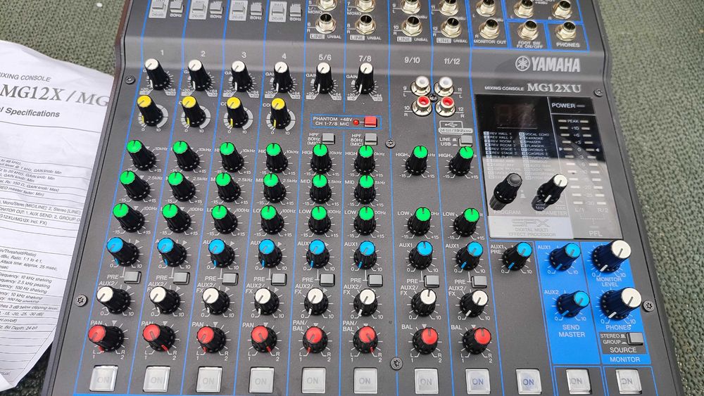Yamaha MG12XU mikser analogowy USB efekty SPX D-PRE