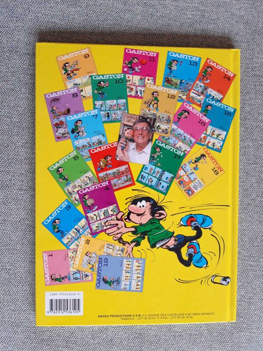 BD Gaston Lagaffe tome 18 Edição "Fête du timbre GASTON"