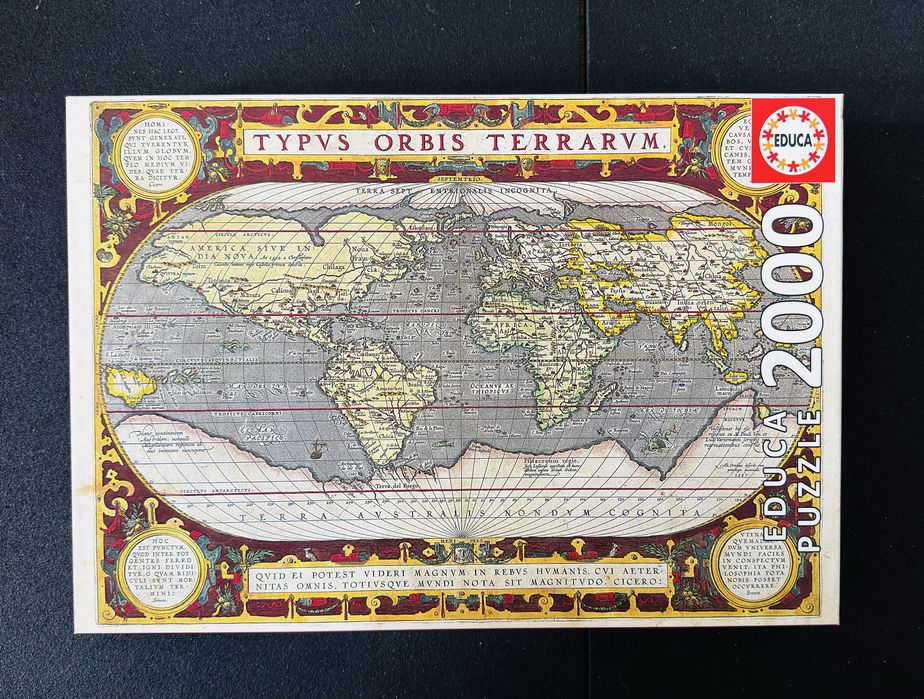 Puzzle Mapa Mundo 2000 peças