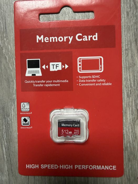Karta pamięci micro sd 512 MB