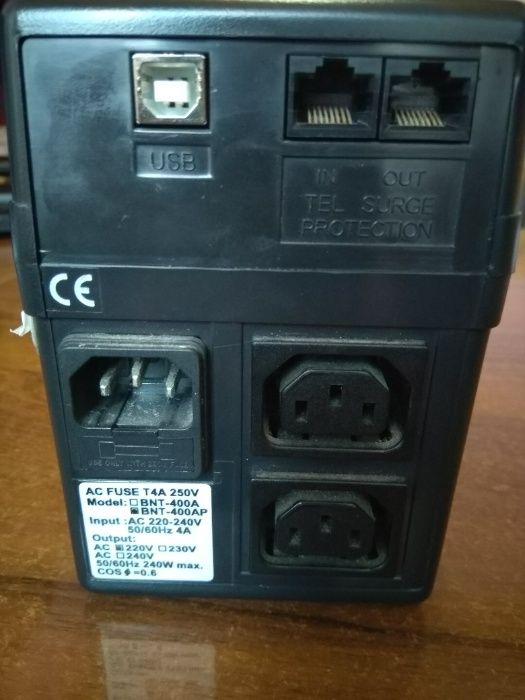 Источник бесперебойного питания BNT-400 AP, USB Powercom