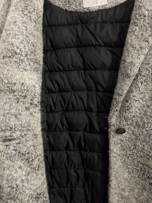 Płaszcz z wełną Pull&Bear