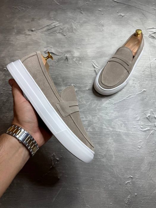 Мужские мокасины 40-45 замш