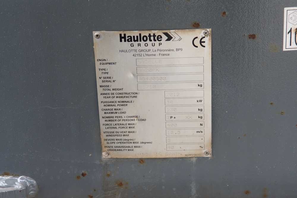 Колінчастий підіймач Haulotte HA20PX 2012