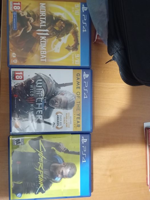 Ігри пс4 з коробкою як нові КОМПЛЕКТ ціна за всі три диски