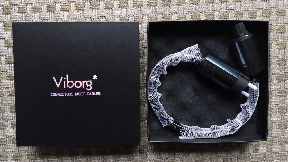 Kabel zasilający audio hi-end Viborg VP1008 0,5 m.