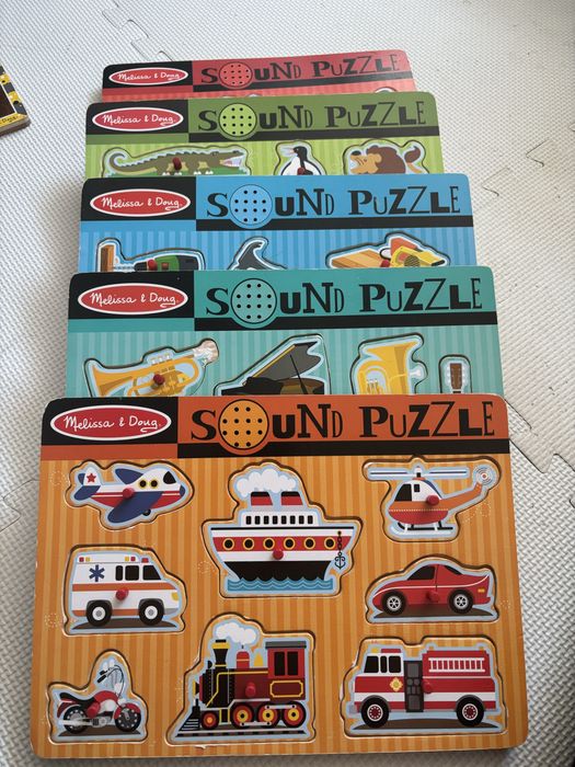 Zestaw puzzli dźwiekowych Melissa&Doug