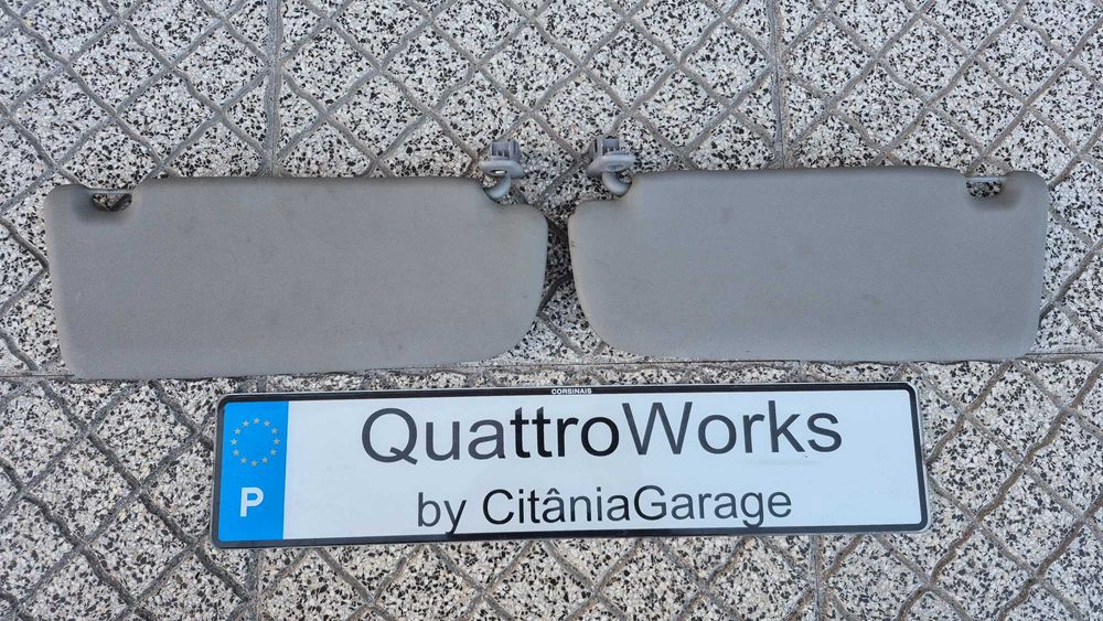 AUDI A4 B5(8D) - A3 8L etc- Palas Sol CINZA IMPECÁVEIS - 1995 até 2002