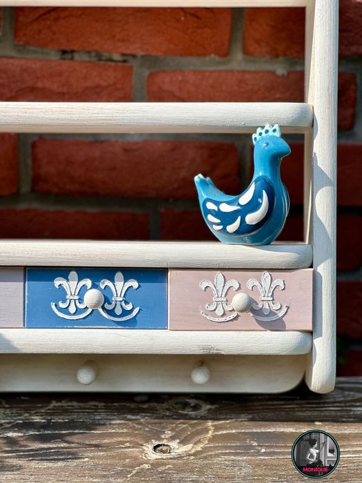 OBNIŻKA CENY !Półka kuchenna, drewniana, shabby chic