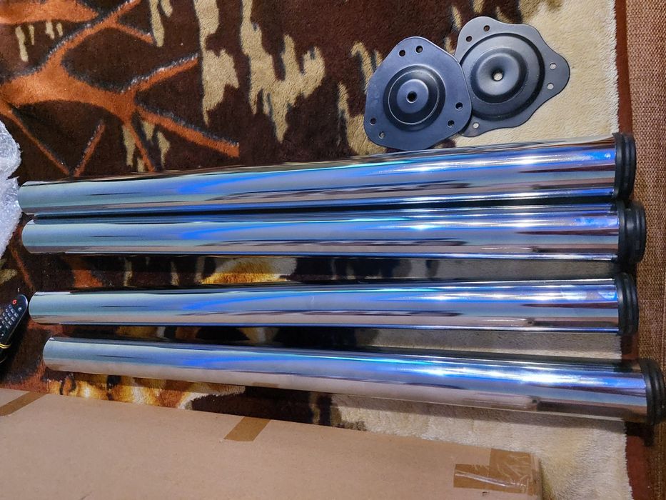 Nogi nierdzewne do blatu,  stołu 82 cm