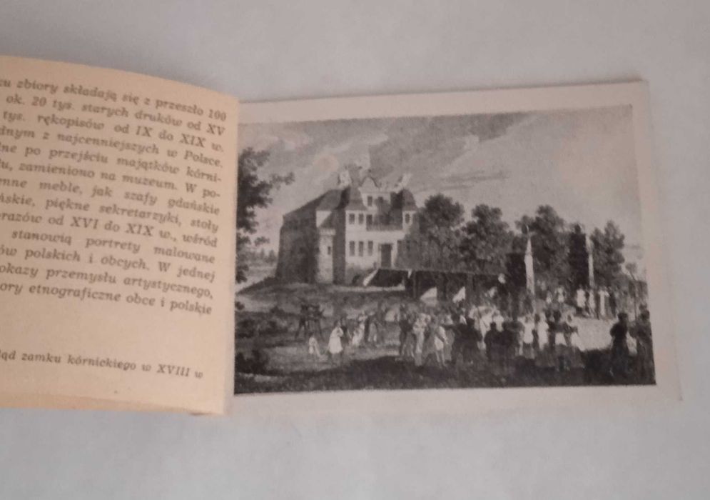 Kórnik Zamek mini Album Biblioteka Kórnicka 1956