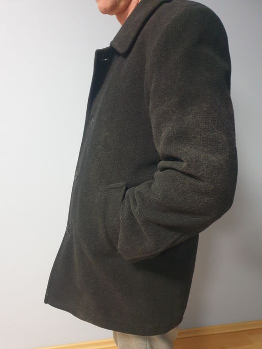 Krótki płaszczyk kurtka męska vintage