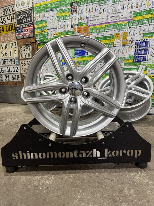 Литі диски r16 5/112 ronal 6,5j et22 шкода ауді мерс фольс skoda vw