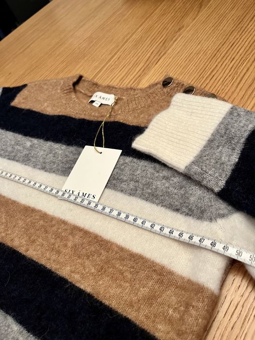 Nowy sweter z wełny merynosów marki Six Ames