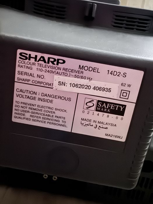 Телевізор sharp 14D2-S