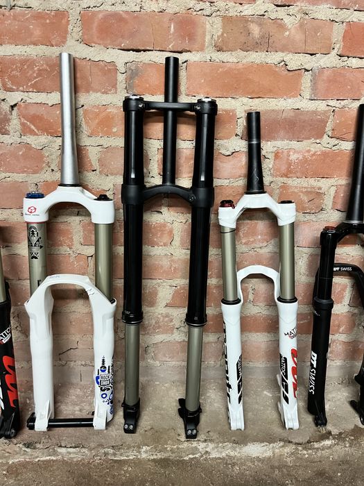 Amortyzatory rowerowe nowe, używane