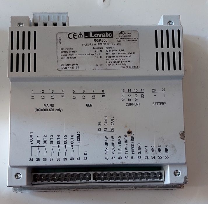 Lovato RGK 600 Sterownik
