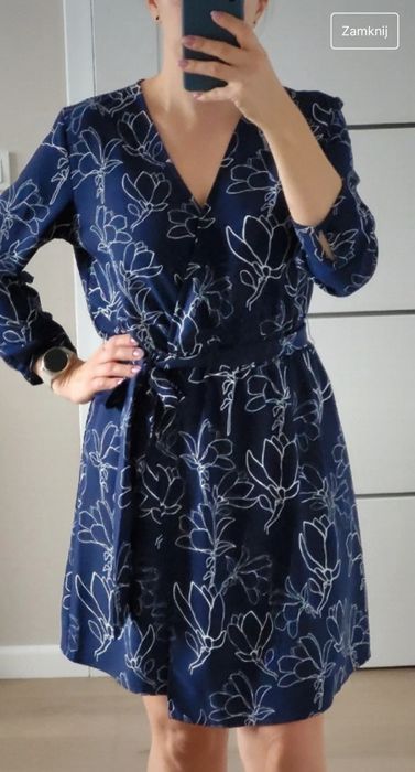 Sukienka kopertowa Mohito