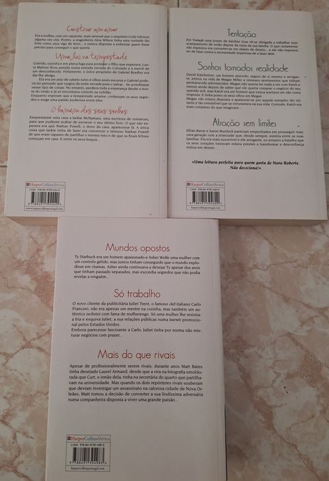 Vários títulos Nora Roberts- Portes incluídos