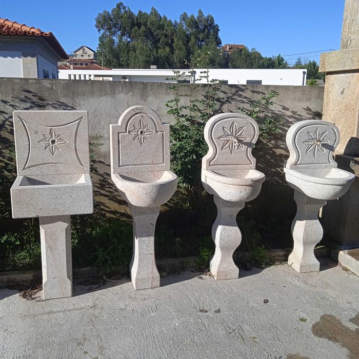 Vários modelos de fontanários