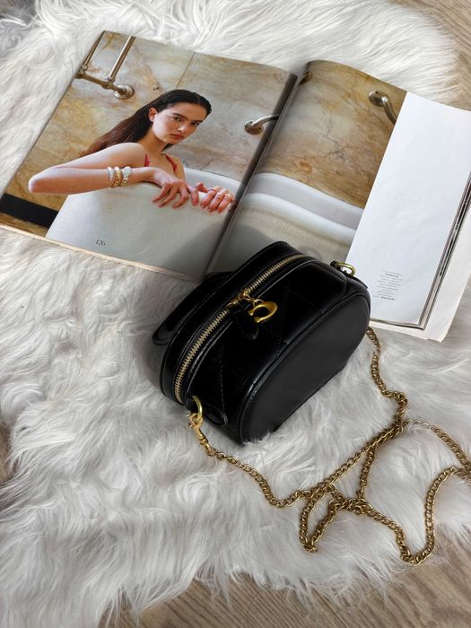 Женская сумка Coach Trail Crossbody 17 через плече черный Коуч