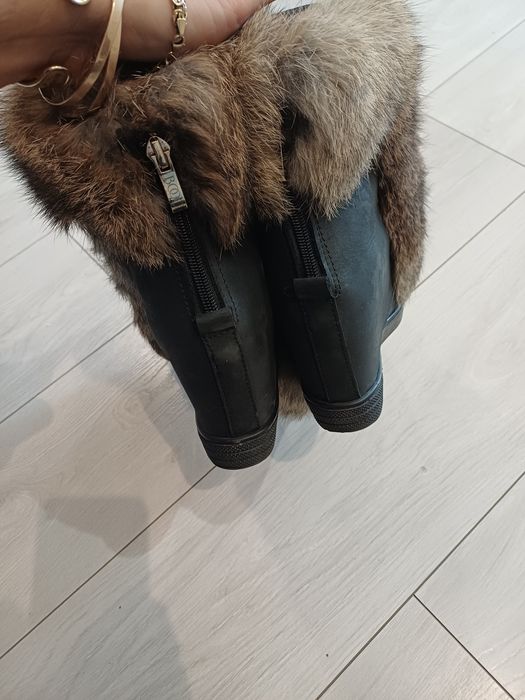 Booci botki koturna futro jenot