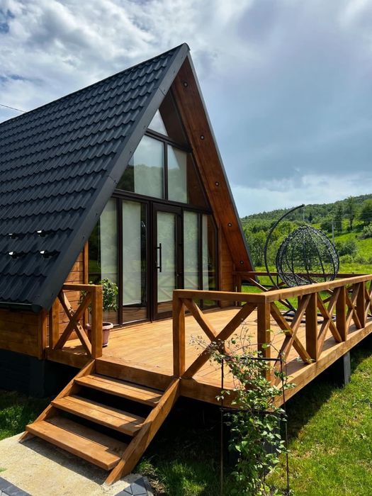 Відпочинок у Карпатах , ЧАН з гідромасажем, БАНЯ , БАСЕЙН на дворі