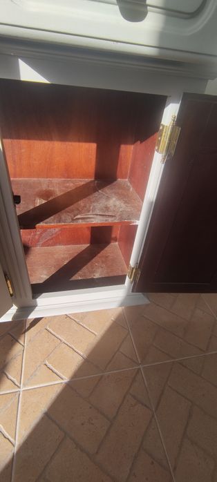 Móvel madeira maciça entrada aparador ou consola