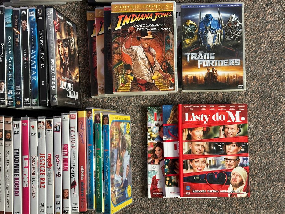 Kolekcja filmów - filmy, DVD, serie, trylogie, blue ray