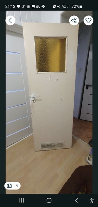 Drzwi PRL.Wewnętrzne prawe.200x73
