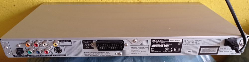 DVD odtwarzacz SONY DVP NS52P