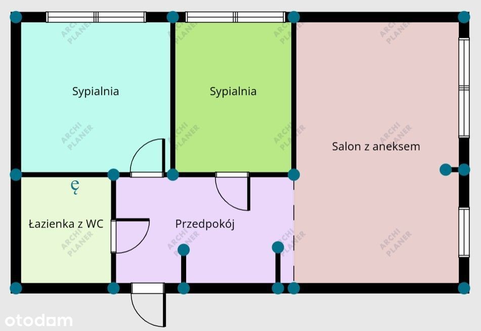 Wyremontowane, umeblowane, 3 pokoje, Co miejskie.