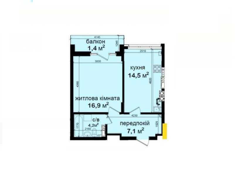Продаж 1-кімнатної квартири, Голосіївському районі автономне опалення.