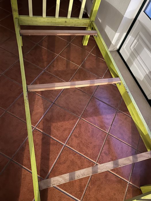 Conjunto quarto pintada à mão