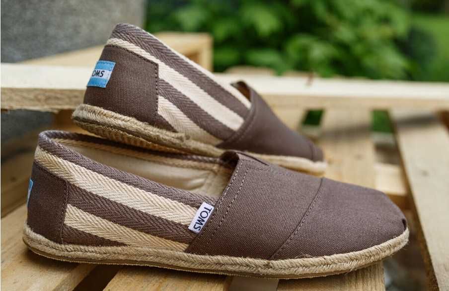 NOWE Espadryle Toms Classic, Szary, r. 39