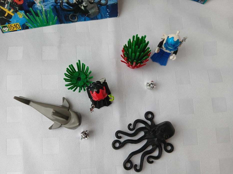 6104 LEGO Zestaw Kompletny Elementy Dodatkowe Do Akwazony