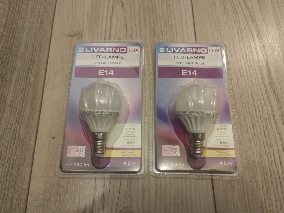Żarówka LED E14 - dwie sztuki
