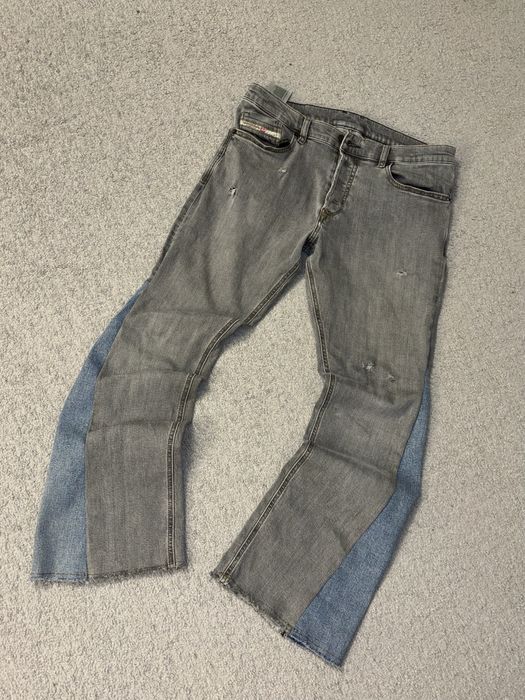 Diesel Industry Jeans 33/32 – Grey/Blue Custom Distressed