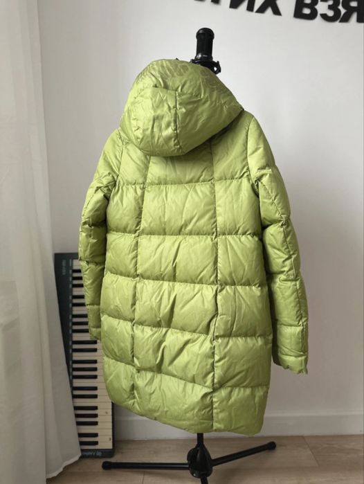 Damska zielona kurtka puchowa