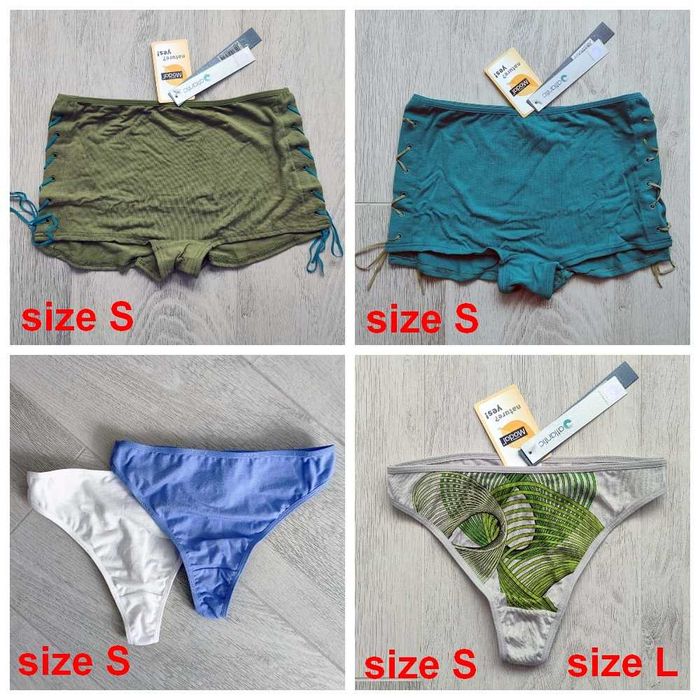 Набори 2 шт. жіночої білизни Atlantic трусики стрінги. Польша