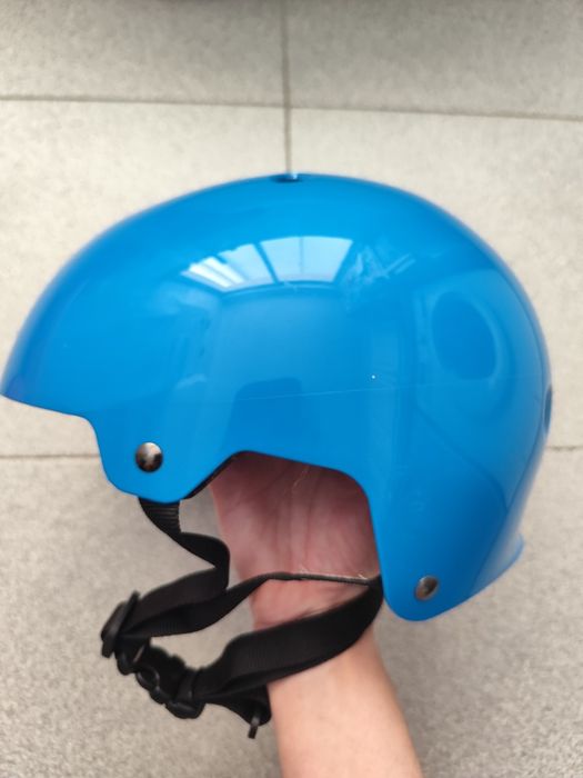 Vendo capacete azul