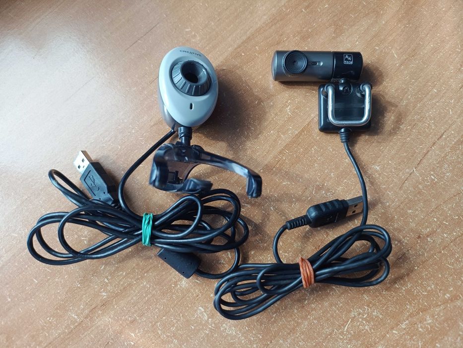 Stare kamerki internetowe na USB Creative Live! Cam Vista IM VF0260 i A4Tech EVO Cam Note