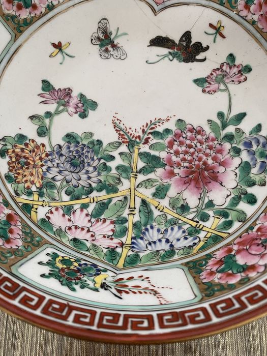 Taça grande porcelana antigo