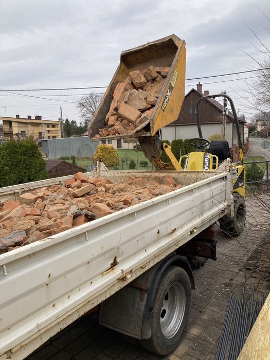 Transport wywrotką, kruszywo, ziemia, beton, wywóz gruzu