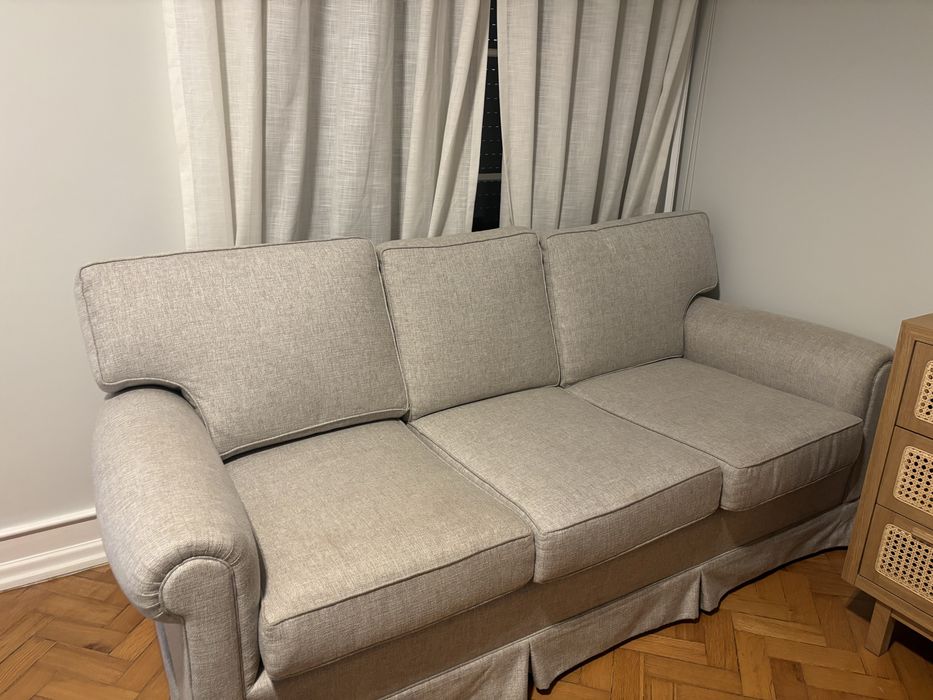 sofa 3 lugares(190cm) recem forrado
