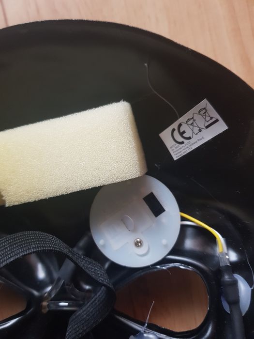 ŚWIECĄCA Plastikowa maska na twarz Kosciotrup
