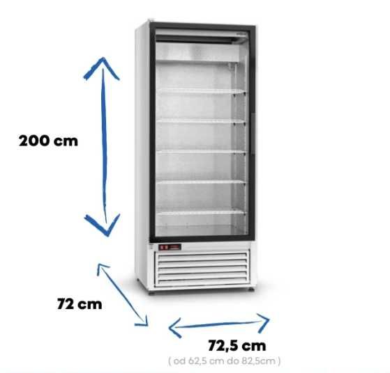 szafa chłodnicza, witryna RAPA SCh-S 725 RAPA