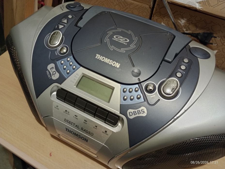 Radiomagnetofon CD Thomson TM9148 perfekcyjny stan tanio.
