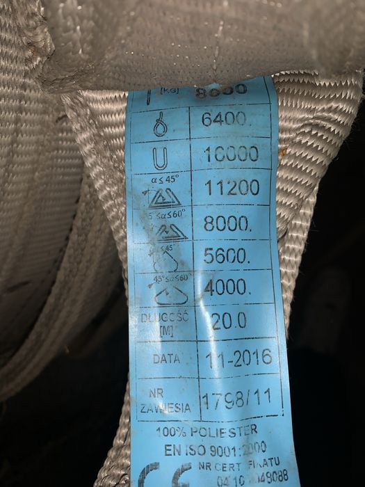 Pasy transportowe 20m